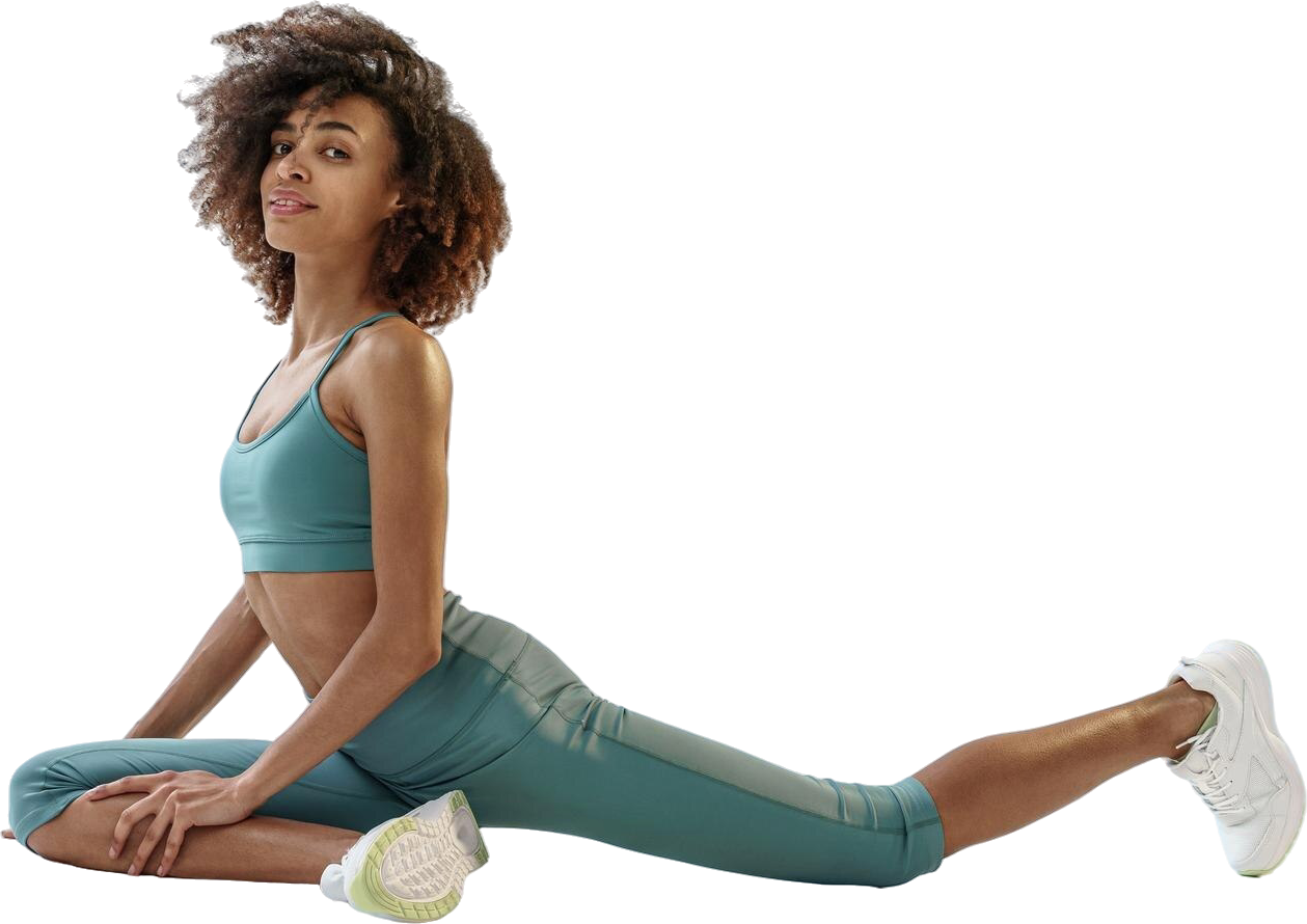 sporty-woman-doing-stretching-exercises-studio-background-looking-camera